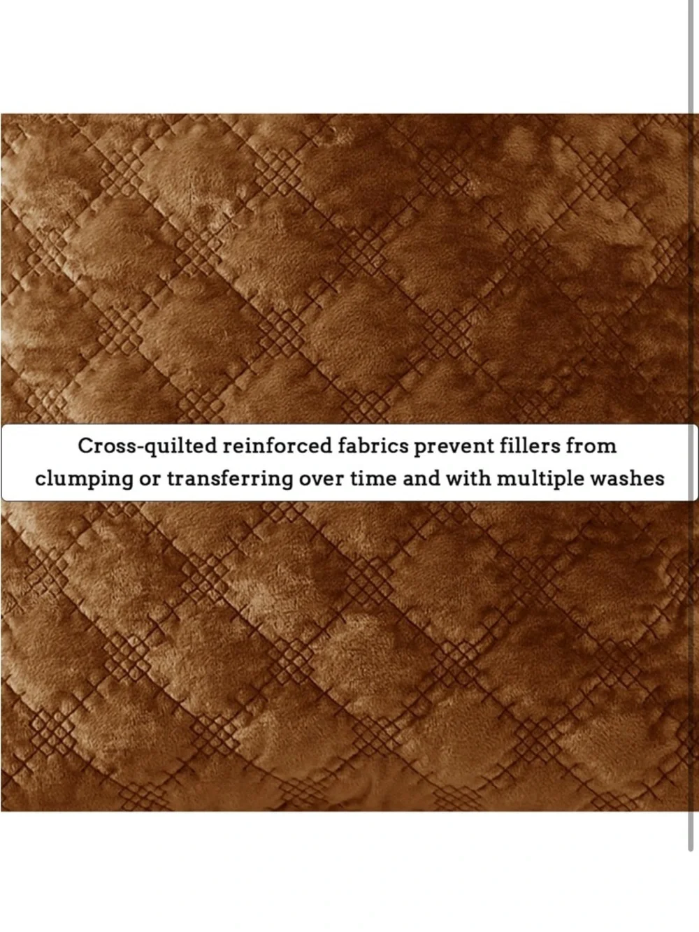 COCOPLOCEUS Pillow Cover 24x24 1 Piece Velvet Large Euro Sham 873/bb8-1